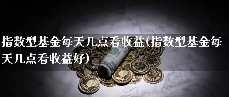 指数型基金每天几点看收益(指数型基金每天几点看收益好)_https://www.fsntr.com_K线分析_第1张