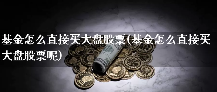 基金怎么直接买大盘股票(基金怎么直接买大盘股票呢)_https://www.fsntr.com_黄金理财_第1张