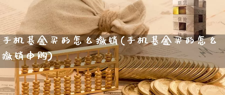 手机基金买的怎么撤销(手机基金买的怎么撤销申购)_https://www.fsntr.com_基金中心_第1张